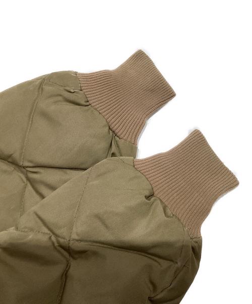 Eddie Bauer（エディーバウアー）Eddie Bauer (エディーバウアー) 60ｓキルティングダウンジャケット ブラウン サイズ:38の古着・服飾アイテム