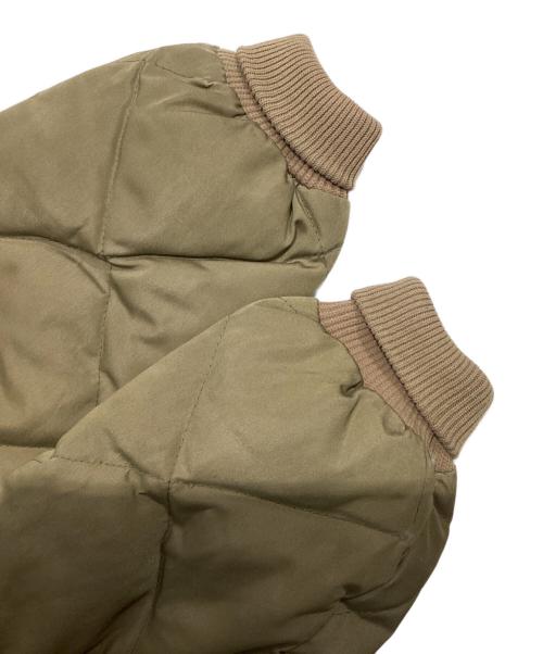 Eddie Bauer（エディーバウアー）Eddie Bauer (エディーバウアー) 60ｓキルティングダウンジャケット ブラウン サイズ:38の古着・服飾アイテム