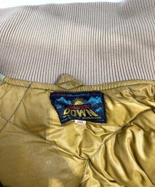 Eddie Bauer（エディーバウアー）Eddie Bauer (エディーバウアー) 60ｓキルティングダウンジャケット ブラウン サイズ:38の古着・服飾アイテム