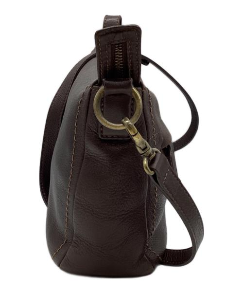 土屋鞄（ツチヤカバン）土屋鞄 (ツチヤカバン) Plota レザーショルダーバッグ ブラウンの古着・服飾アイテム