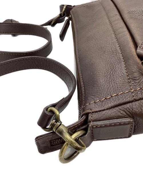 土屋鞄（ツチヤカバン）土屋鞄 (ツチヤカバン) Plota レザーショルダーバッグ ブラウンの古着・服飾アイテム