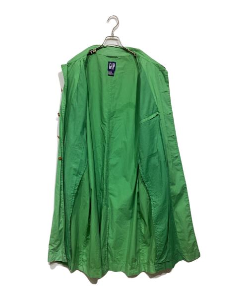 OLD GAP（オールドギャップ）OLD GAP (オールドギャップ) 90ｓステンカラーコート グリーン サイズ:Mの古着・服飾アイテム