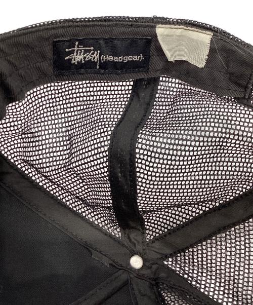 OLD STUSSY（オールドステューシー）OLD STUSSY (オールドステューシー) 25周年モデル　モノグラムメッシュキャップ ブラックの古着・服飾アイテム