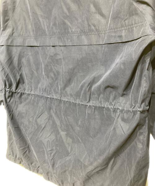 ERMENEGILDO ZEGNA（エルメネジルド・ゼニア）ERMENEGILDO ZEGNA (エルメネジルド・ゼニア) レザーカラー ナイロンジャケット ネイビー サイズ:Sの古着・服飾アイテム