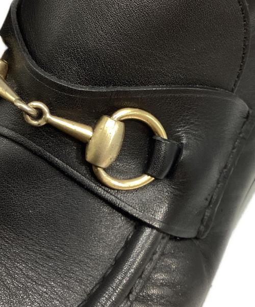GUCCI（グッチ）GUCCI (グッチ) ホースビットチャッカブーツ ブラック サイズ:40の古着・服飾アイテム