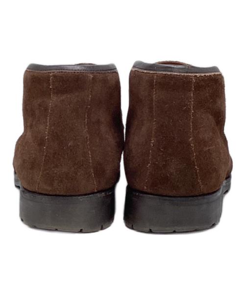 GUCCI（グッチ）GUCCI (グッチ) ホースビットスウェードチャッカブーツ ブラウン サイズ:40の古着・服飾アイテム