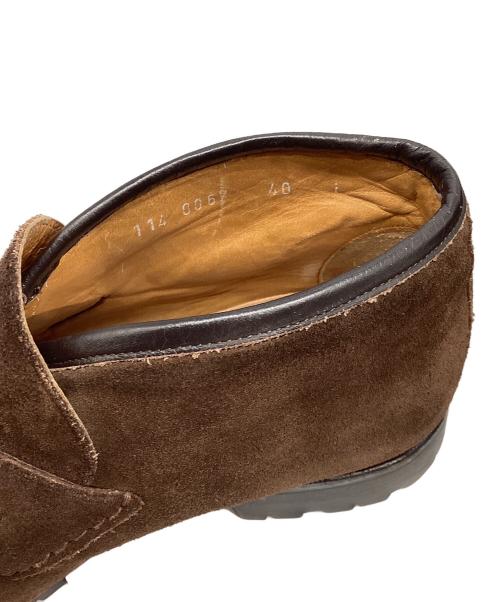 GUCCI（グッチ）GUCCI (グッチ) ホースビットスウェードチャッカブーツ ブラウン サイズ:40の古着・服飾アイテム