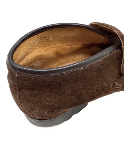 GUCCI（グッチ）GUCCI (グッチ) ホースビットスウェードチャッカブーツ ブラウン サイズ:40の古着・服飾アイテム