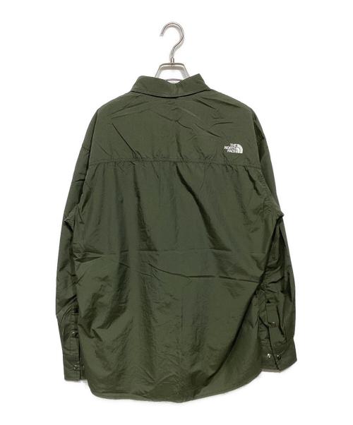 THE NORTH FACE（ザ ノース フェイス）THE NORTH FACE (ザ ノース フェイス) L/S Nuptse Shirt　	NR11961 オリーブ サイズ:XL 未使用品の古着・服飾アイテム