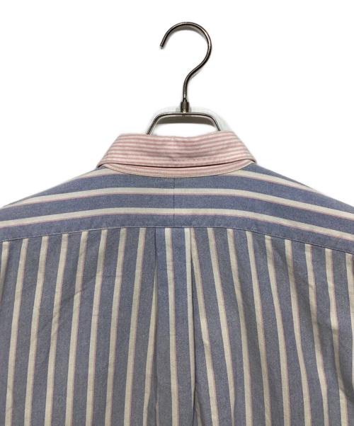 RALPH LAUREN（ラルフローレン）RALPH LAUREN (ラルフローレン) ストライプシャツ ブルー×ピンク サイズ:Mの古着・服飾アイテム
