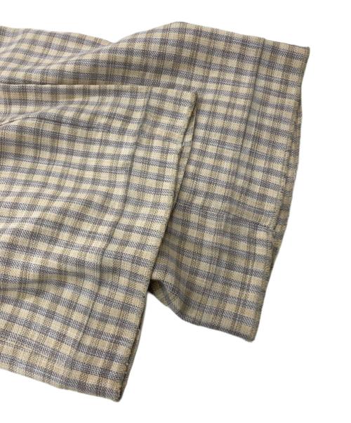 Acne studios（アクネ ストゥディオス）Acne studios (アクネ ストゥディオス) チェックワイドパンツ　FN-WN-TROU000541 ベージュ サイズ:36の古着・服飾アイテム