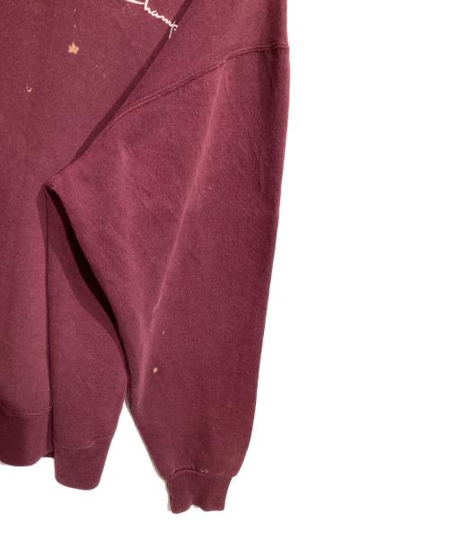 Champion（チャンピオン）Champion (チャンピオン) 80ｓ前Vクルーネックスウェット ボルドー サイズ:X-LARGEの古着・服飾アイテム