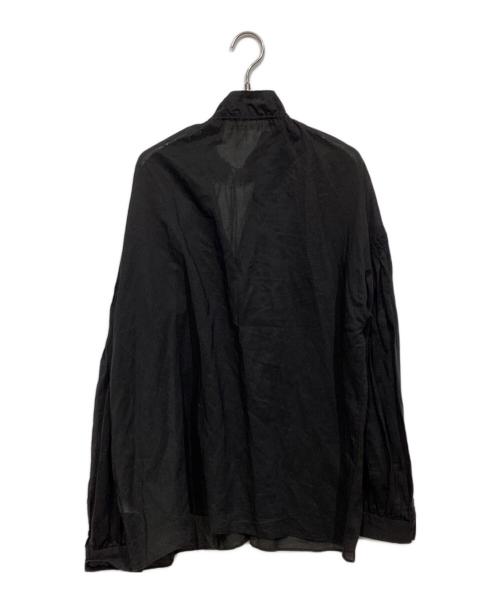 LOEFF（ロエフ）LOEFF (ロエフ) C/L ボイル ギャザー ブラウス　8821-242-0024 ブラック サイズ:記載なしの古着・服飾アイテム