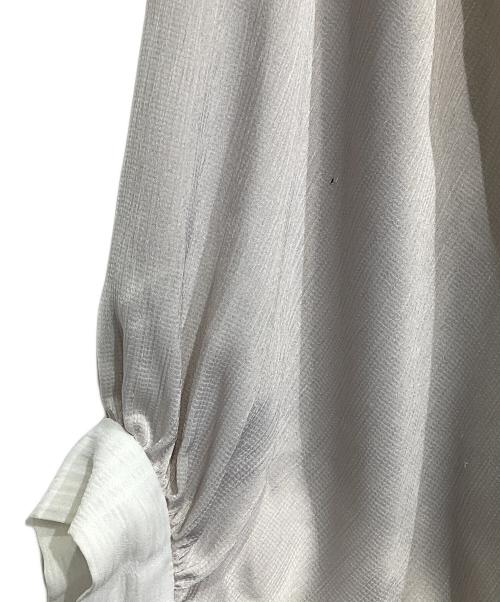 furfur（ファーファー）furfur (ファーファー) パッチワークワンピースドレス ベージュ サイズ:Fの古着・服飾アイテム