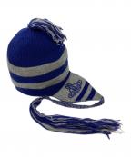 Vivienne Westwoodヴィヴィアンウエストウッド）の古着「イヤーフラップ帽」｜ブルー×グレー