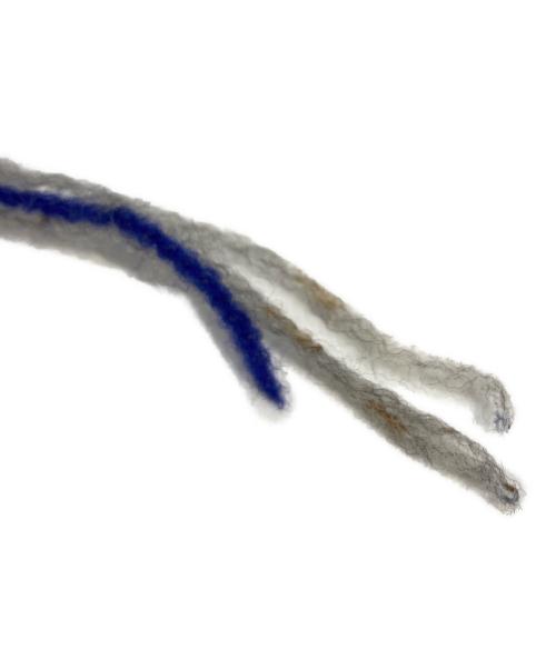 Vivienne Westwood（ヴィヴィアンウエストウッド）Vivienne Westwood (ヴィヴィアンウエストウッド) イヤーフラップ帽 ブルー×グレーの古着・服飾アイテム