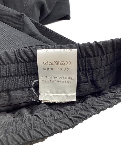 THE ROW（ザ ロウ）THE ROW (ザ ロウ) Jonah pant コットン&カシミア イージーパンツ　281-W1699 ブラック サイズ:Sの古着・服飾アイテム