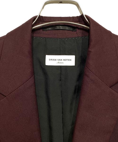 DRIES VAN NOTEN（ドリスヴァンノッテン）DRIES VAN NOTEN (ドリスヴァンノッテン) セットアップスーツ ワインレッド サイズ:ジャケットM/パンツ46の古着・服飾アイテム