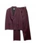 DRIES VAN NOTEN（ドリスヴァンノッテン）の古着「セットアップスーツ」｜ワインレッド