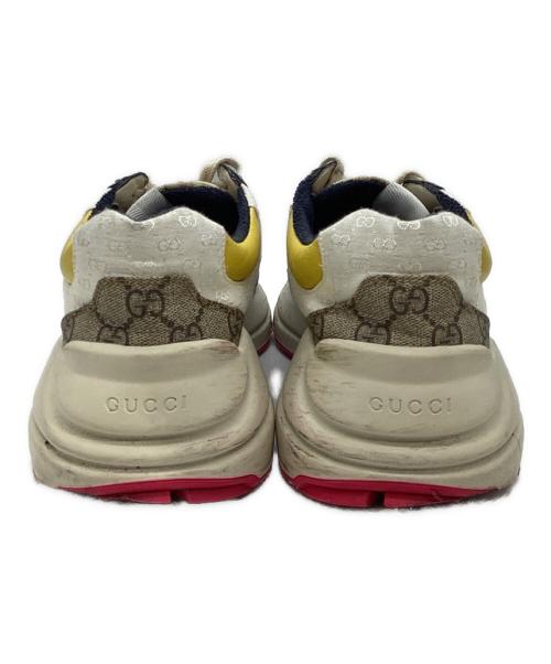 GUCCI（グッチ）GUCCI (グッチ) Rhyton ローカットスニーカー マルチカラー サイズ:7の古着・服飾アイテム