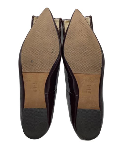 OHGA（オオガ）OHGA (オオガ) フラットシューズ ブラウン サイズ:22 1/2の古着・服飾アイテム