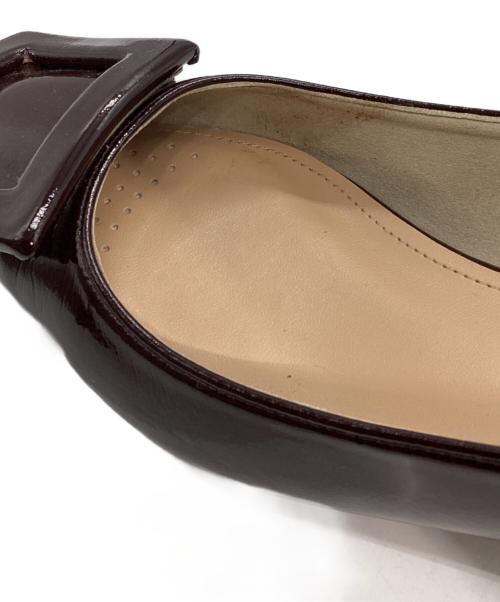 OHGA（オオガ）OHGA (オオガ) フラットシューズ ブラウン サイズ:22 1/2の古着・服飾アイテム