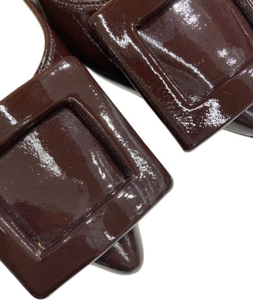 OHGA（オオガ）OHGA (オオガ) フラットシューズ ブラウン サイズ:22 1/2の古着・服飾アイテム