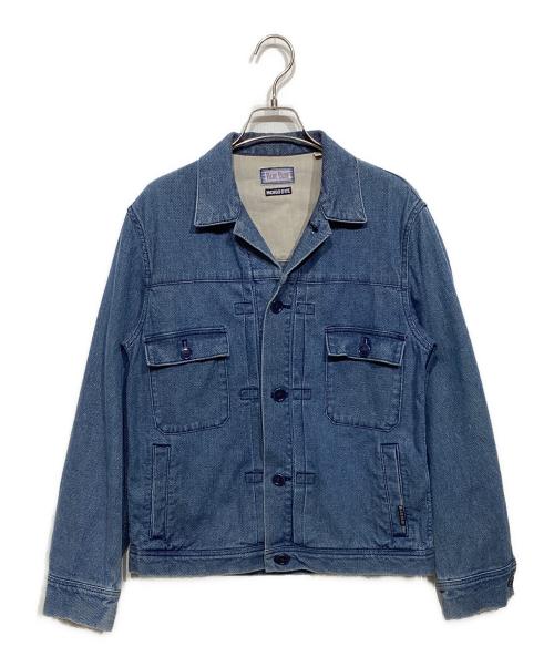 BLUE BLUE（ブルーブルー）BLUE BLUE (ブルーブルー) 刺し子ジャケット インディゴ サイズ:2の古着・服飾アイテム