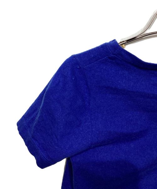 extreme cashmere（エクストリーム カシミア）extreme cashmere (エクストリーム カシミア) 半袖ニット ブルー サイズ:Freeの古着・服飾アイテム