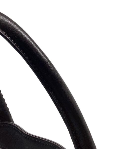 HIROFU（ヒロフ）HIROFU (ヒロフ) レザーハンドバッグ ブラウンの古着・服飾アイテム