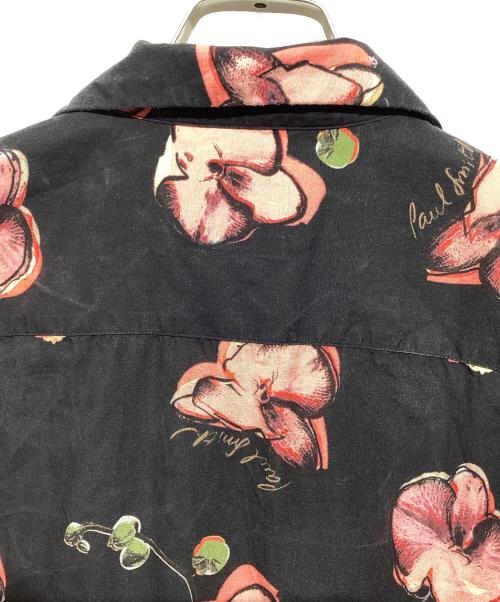 PAUL SMITH（ポールスミス）PAUL SMITH (ポールスミス) オープンカラーシャツ ブラック サイズ:Sの古着・服飾アイテム
