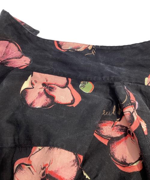 PAUL SMITH（ポールスミス）PAUL SMITH (ポールスミス) オープンカラーシャツ ブラック サイズ:Sの古着・服飾アイテム