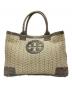TORY BURCH（トリーバーチ）の古着「トートバッグ」｜ベージュ×グレー