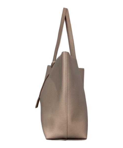 Saint Laurent Paris（サンローランパリ）Saint Laurent Paris (サンローランパリ) ラージ レザー ショッピング トートバッグ394195 ピンクの古着・服飾アイテム