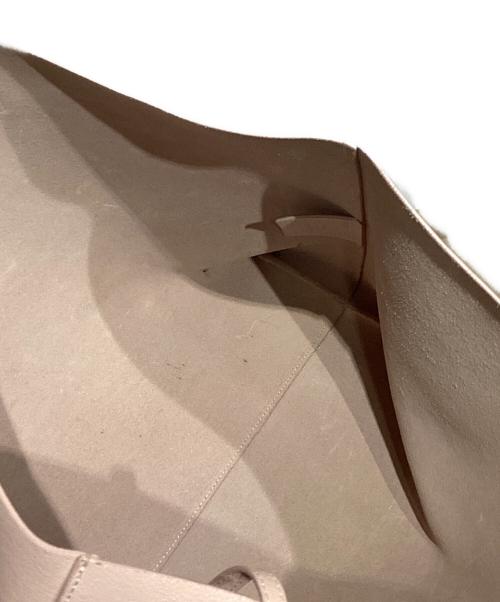 Saint Laurent Paris（サンローランパリ）Saint Laurent Paris (サンローランパリ) ラージ レザー ショッピング トートバッグ394195 ピンクの古着・服飾アイテム