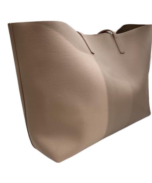 Saint Laurent Paris（サンローランパリ）Saint Laurent Paris (サンローランパリ) ラージ レザー ショッピング トートバッグ394195 ピンクの古着・服飾アイテム