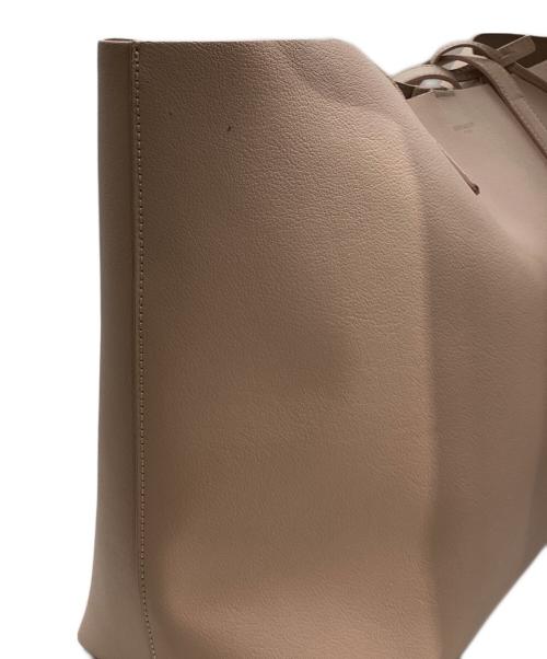 Saint Laurent Paris（サンローランパリ）Saint Laurent Paris (サンローランパリ) ラージ レザー ショッピング トートバッグ394195 ピンクの古着・服飾アイテム