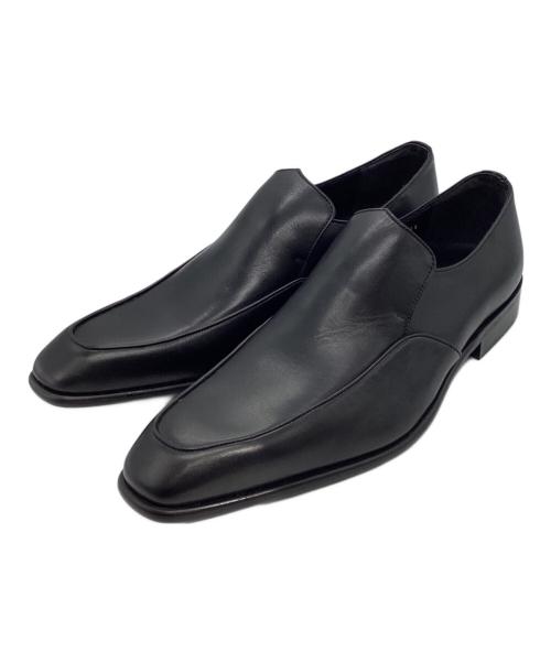 BURBERRY BLACK LABEL（バーバリーブラックレーベル）BURBERRY BLACK LABEL (バーバリーブラックレーベル) レザーシューズ　BKA38-035 ブラック サイズ:27の古着・服飾アイテム