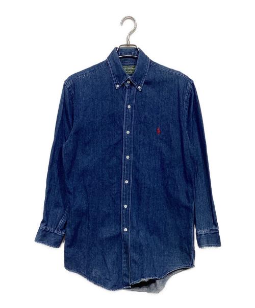 POLO COUNTRY（ポロカントリー）POLO COUNTRY (ポロカントリー) デニムシャツ ブルー サイズ:Mの古着・服飾アイテム