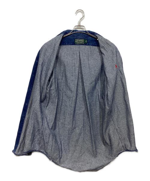 POLO COUNTRY（ポロカントリー）POLO COUNTRY (ポロカントリー) デニムシャツ ブルー サイズ:Mの古着・服飾アイテム