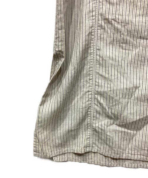 KAPITAL（キャピタル）KAPITAL (キャピタル) コットンリネン ストライプワンピース ベージュ サイズ:XSの古着・服飾アイテム