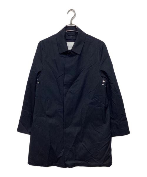 MACKINTOSH PHILOSOPHY（マッキントッシュ フィロソフィー）MACKINTOSH PHILOSOPHY (マッキントッシュ フィロソフィー) ウールライクステンカラーコート　H1C16-439-29 ネイビー サイズ:38の古着・服飾アイテム