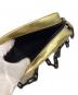 中古・古着 DIESEL (ディーゼル) メタリックレザー ミニクロスボディバッグ ゴールド×ブラック：8000円