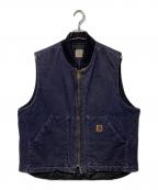 CarHarttカーハート）の古着「ダックベスト」｜ネイビー