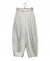journal standard L'essage（ジャーナルスタンダード レサージュ）の古着「コクーンパンツ　23030370209010」｜ホワイト