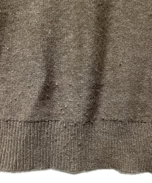 ROBERTO COLLINA（ロベルトコリーナ）ROBERTO COLLINA (ロベルトコリーナ) Vネックニットカーディガン ブラウン サイズ:48の古着・服飾アイテム