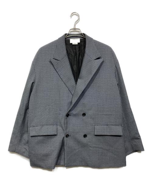 YOKE（ヨーク）YOKE (ヨーク) DOUBLE BREASTED JACKET グレー サイズ:Mの古着・服飾アイテム