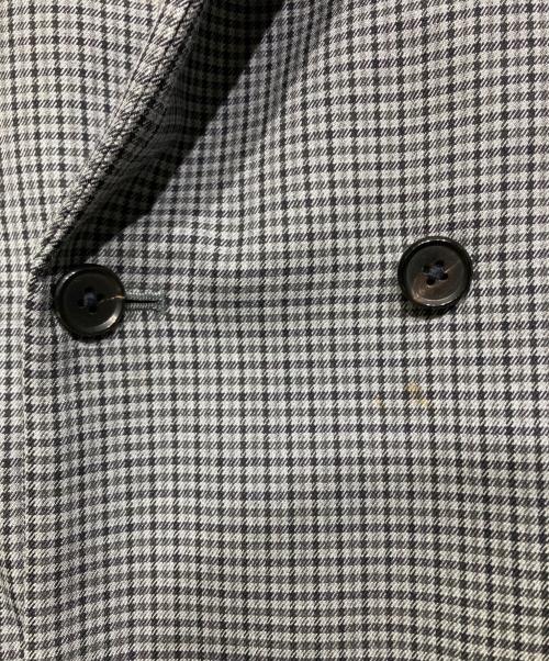 YOKE（ヨーク）YOKE (ヨーク) DOUBLE BREASTED JACKET グレー サイズ:Mの古着・服飾アイテム