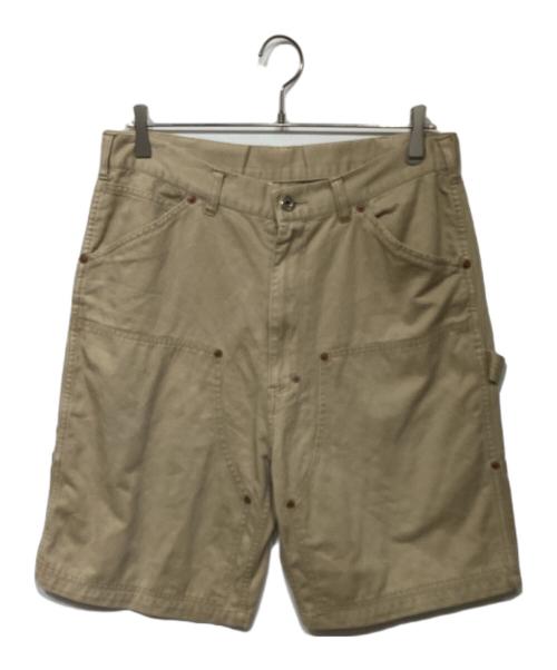 POST O’ALLS（ポストオーバーオールズ）POST O’ALLS (ポストオーバーオールズ) ハーフパンツ ベージュ サイズ:Mの古着・服飾アイテム