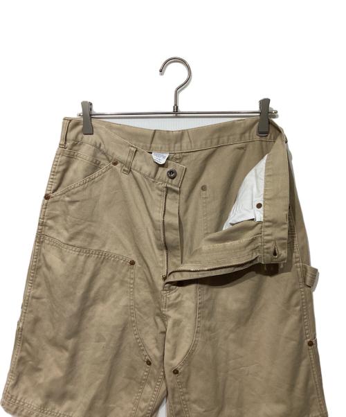 POST O’ALLS（ポストオーバーオールズ）POST O’ALLS (ポストオーバーオールズ) ハーフパンツ ベージュ サイズ:Mの古着・服飾アイテム